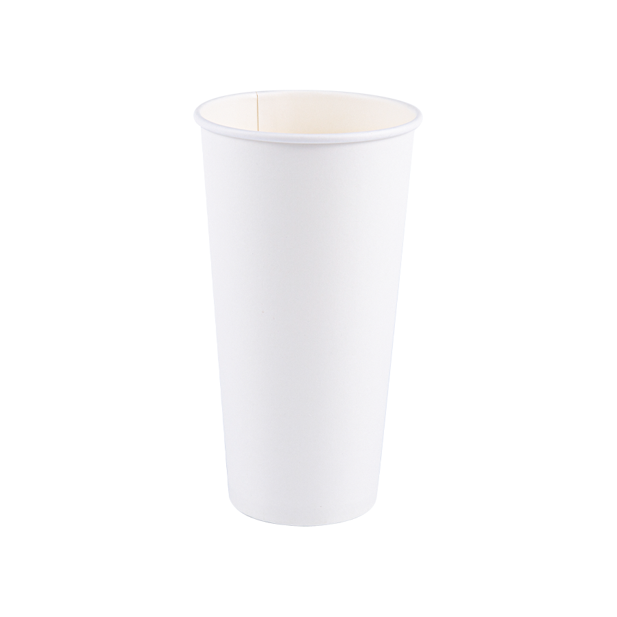 16oz（500ml）PLA Biodegradasi Piala Kertas Dinding Tunggal